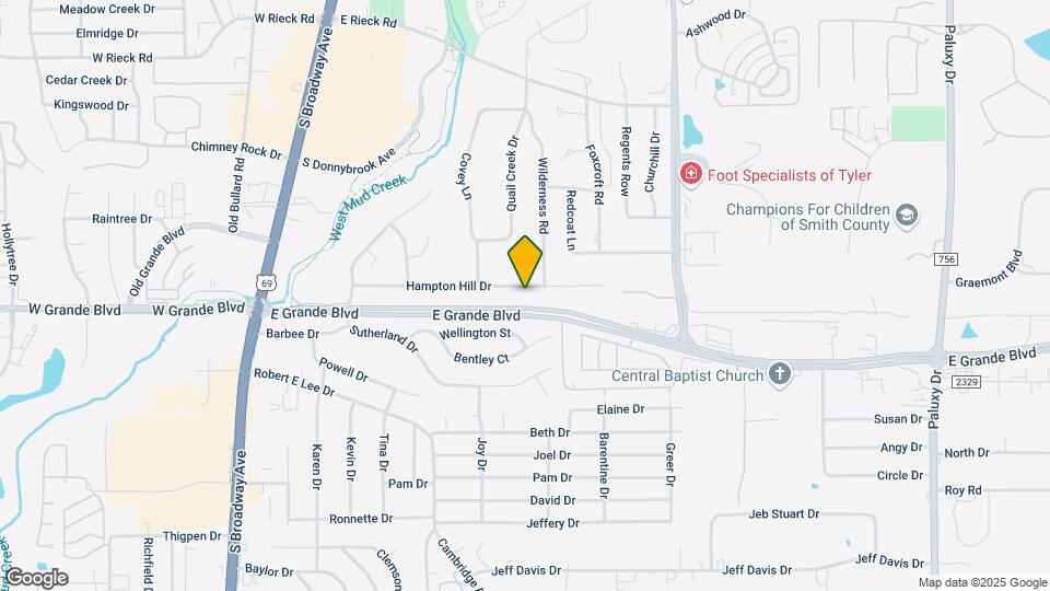 725 Hampton Hill Dr Map and Location Details