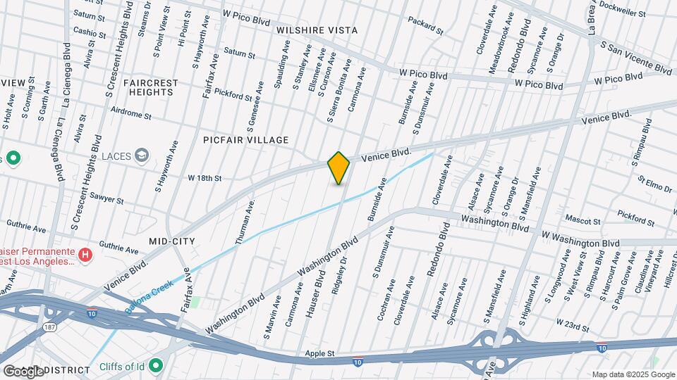 1755 Hauser Blvd Mapa y Detalles de la Ubicación