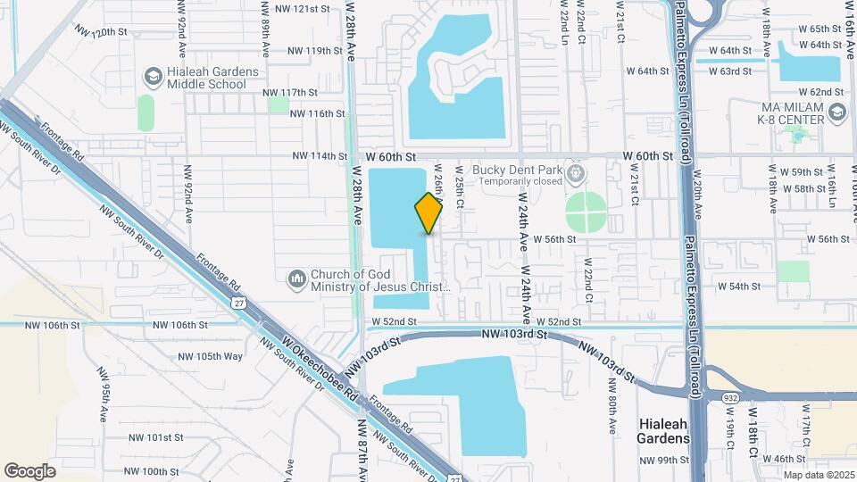 5525 W 26th Ct Map and Location Details