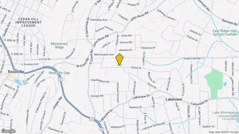 252 Claire St Map and Location Details