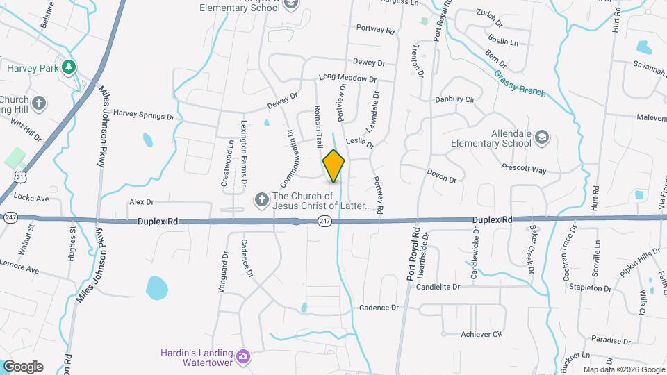 3059 Romain Trail Map and Location Details