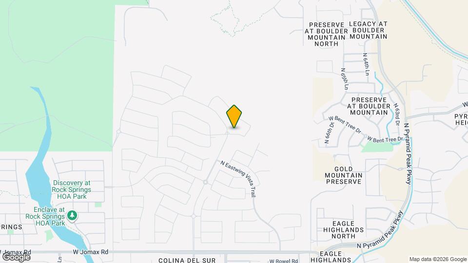 7004 W Hedge Hog Pl Map and Location Details