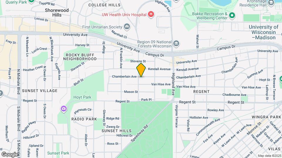 2641 Chamberlain Ave Map and Location Details