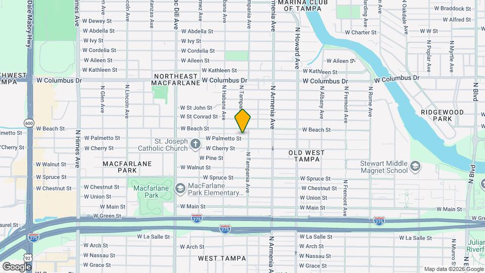 2709 W Palmetto St Map and Location Details