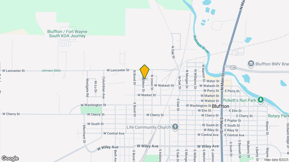 213 N Baldwin St Map and Location Details