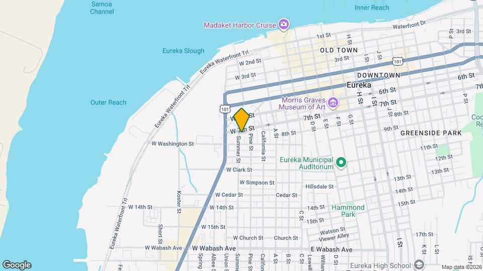 801 Summer St Map and Location Details