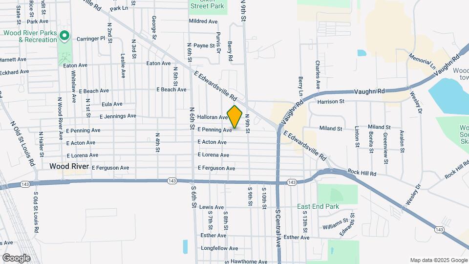 838 E Penning Ave Map and Location Details