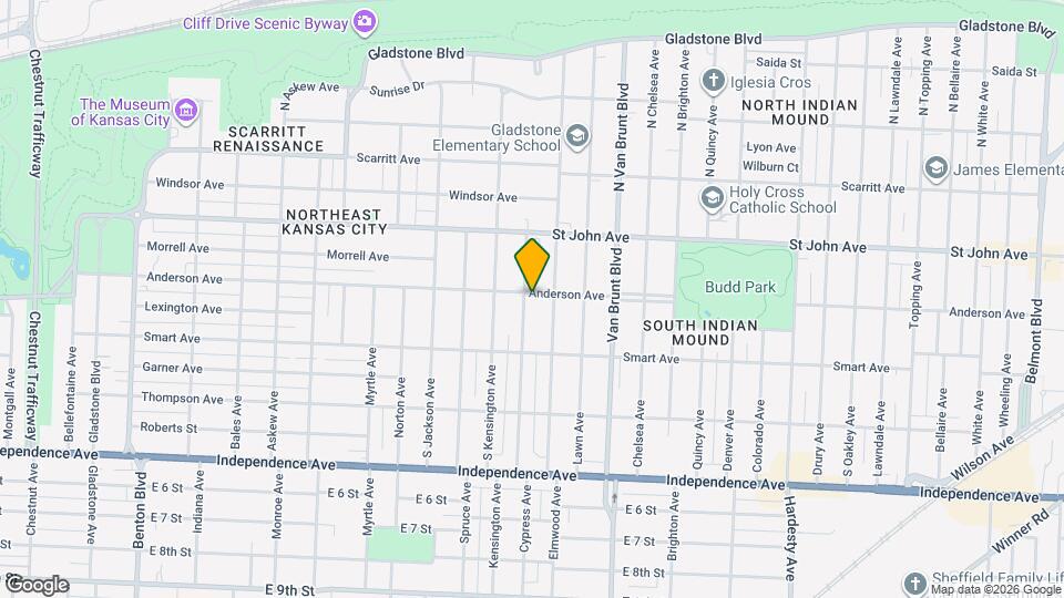 303 Cypress Ave Map and Location Details