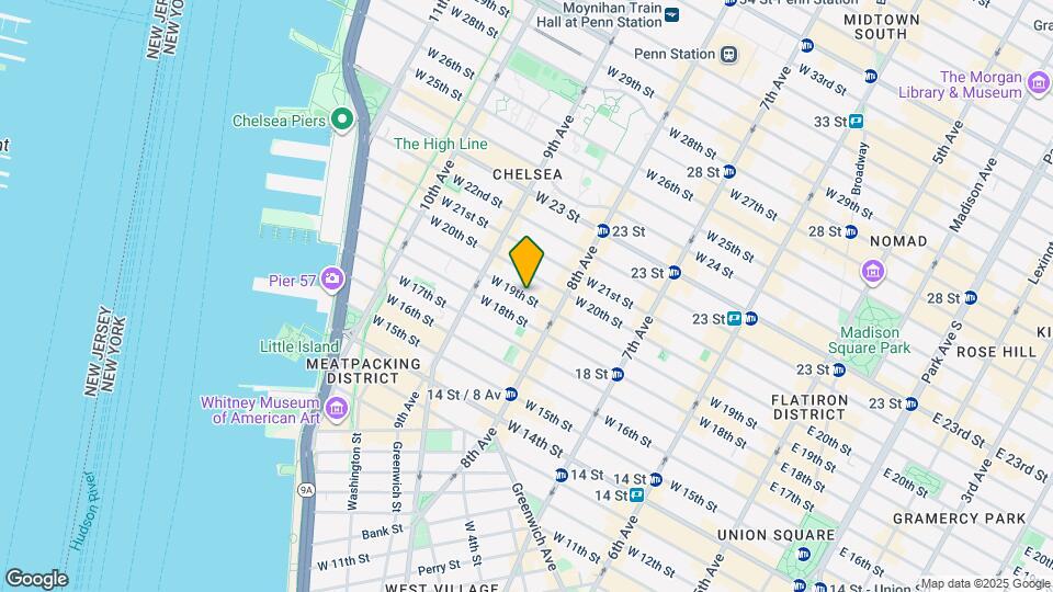 329 W 19th St Map and Location Details
