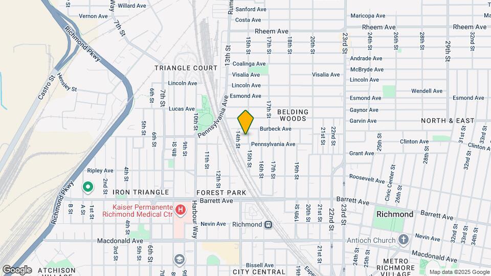 721 15th St Map and Location Details