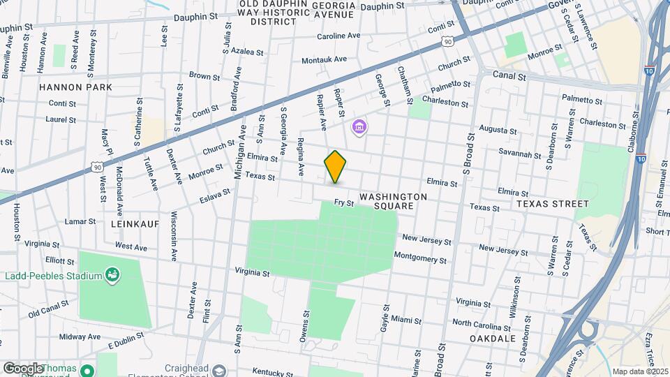 1173 Texas St Map and Location Details