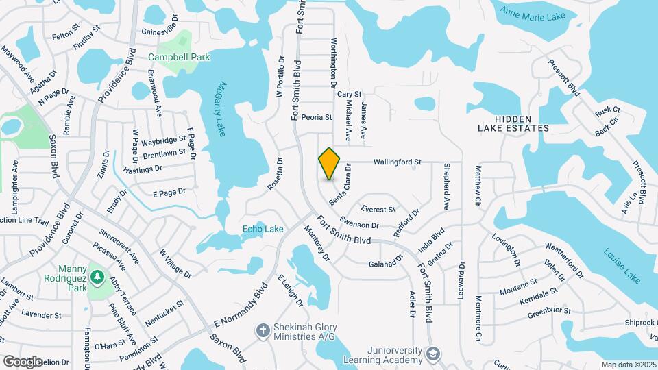 1074 Worthington Dr Mapa y Detalles de la Ubicación