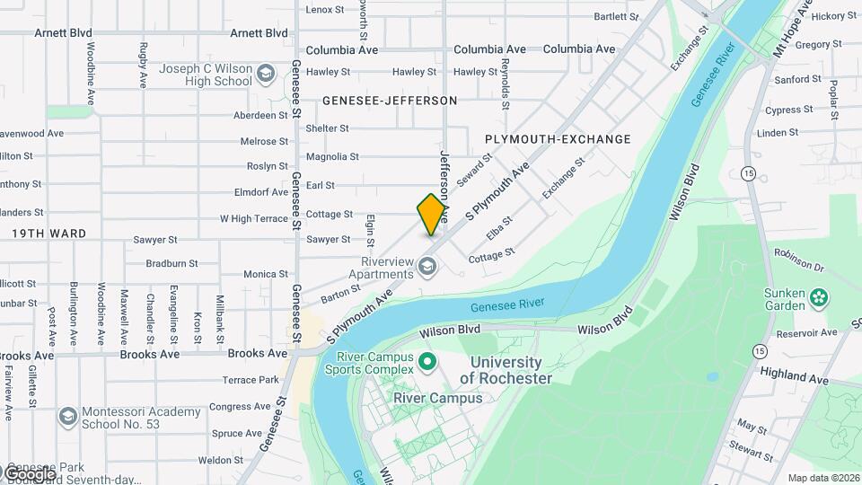 1191 S Plymouth Ave Map and Location Details