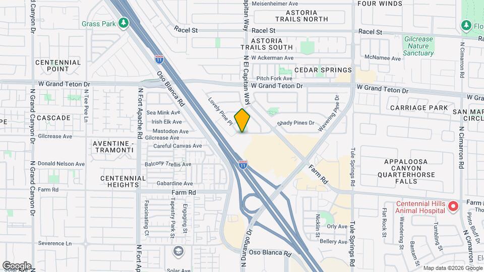 8817 Shady Pines Dr Map and Location Details