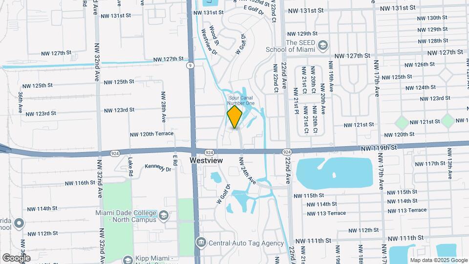 12109 NW 24th Ct Map and Location Details