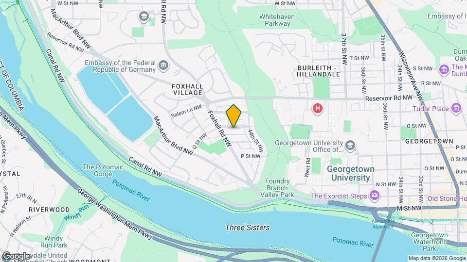 4436 Q St NW Map and Location Details