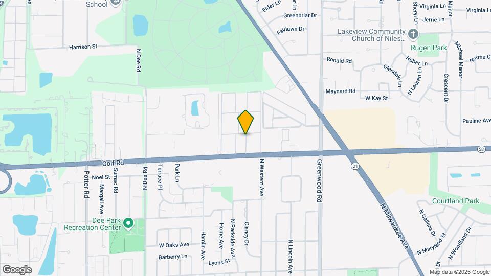 8852 N Leslie Ln, Unit 2D Map and Location Details