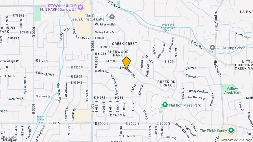 1544 E Mulberry Way Mapa y Detalles de la Ubicación