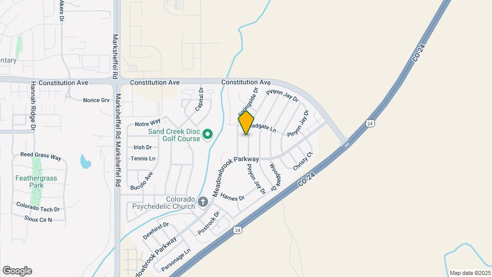 2108 Pinyon Jay Dr Map and Location Details