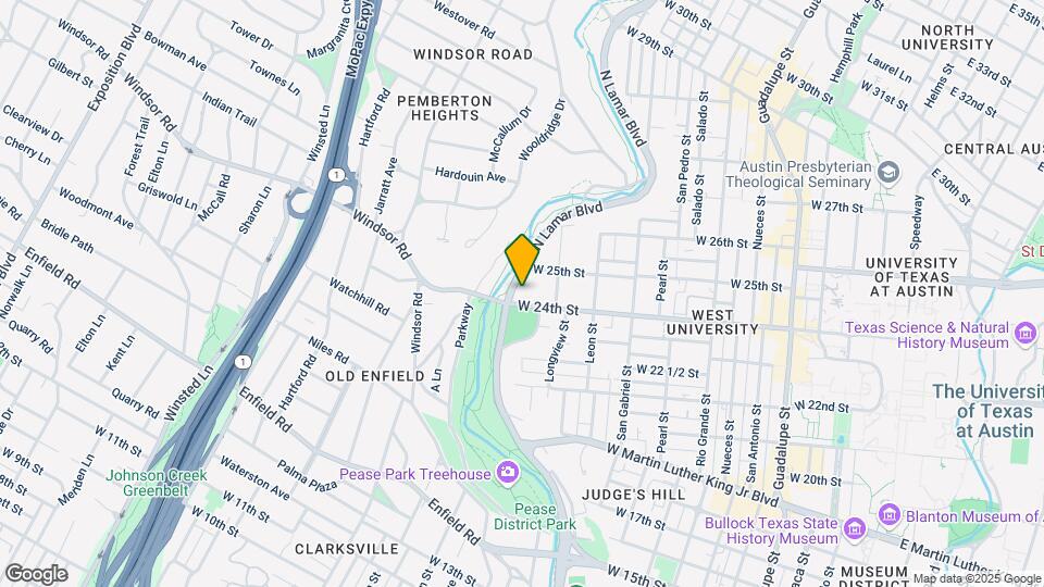 1302 W 24th St Map and Location Details