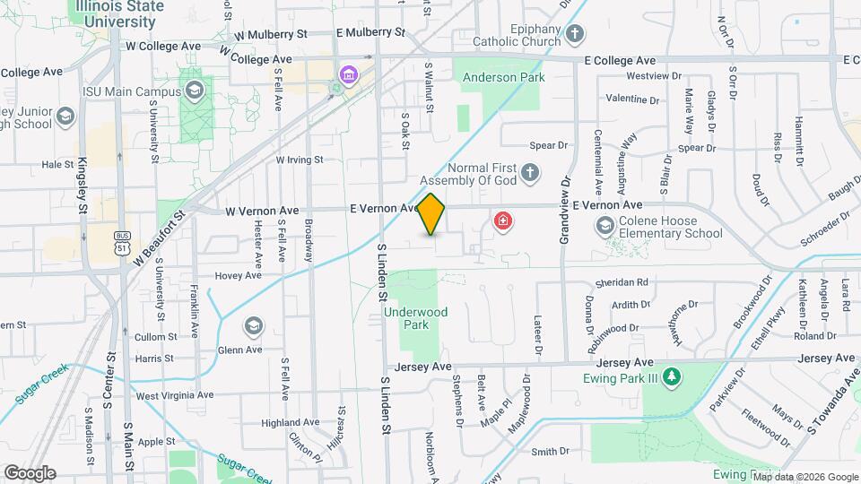 214 Lindell Dr, Unit B Map and Location Details