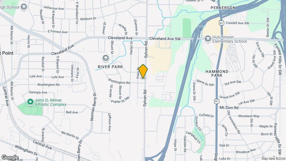 2881 Sylvan Rd Mapa y Detalles de la Ubicación