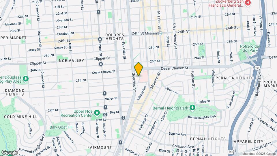 556 San Jose Ave Mapa y Detalles de la Ubicación