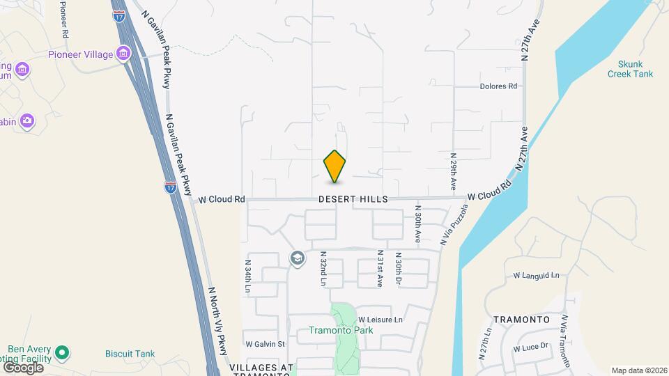 3226 W Cloud Rd Map and Location Details