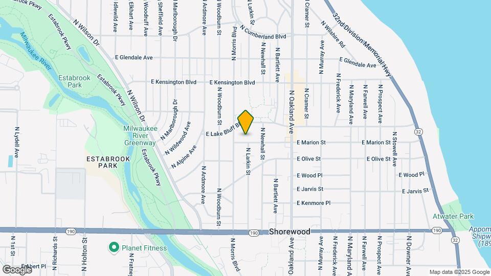 1522 E Marion St, Unit Lower Map and Location Details