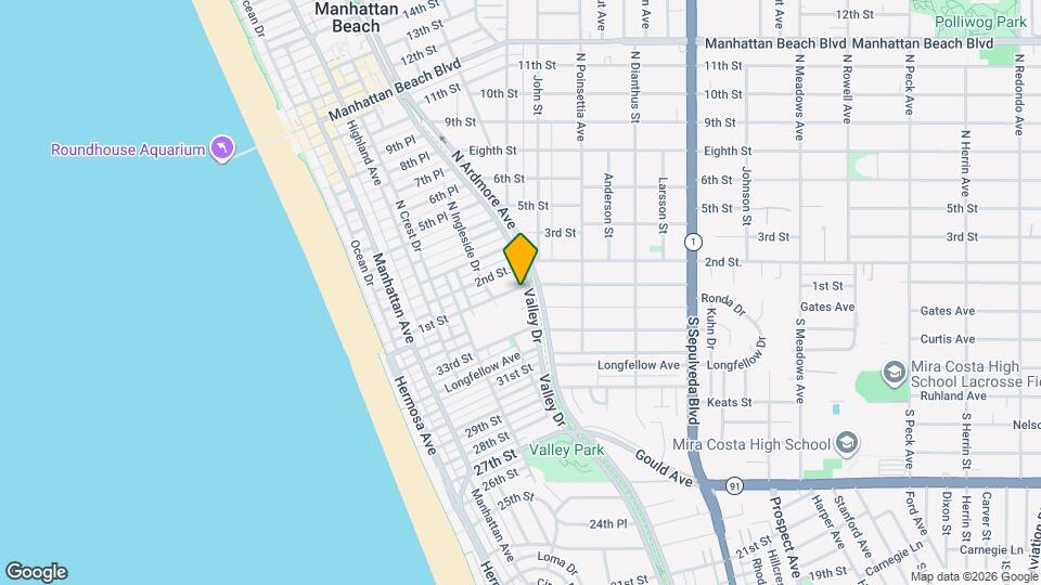 536 1st St Map and Location Details