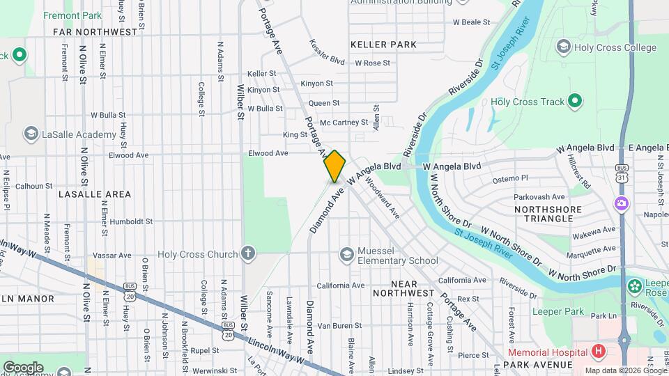 1253 Diamond Ave Mapa y Detalles de la Ubicación