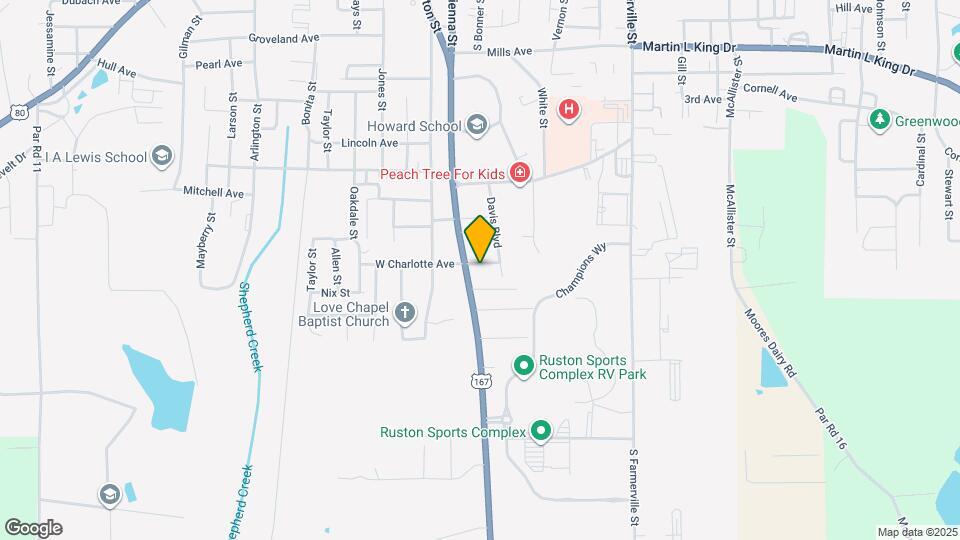 102 E Charlotte Ave Map and Location Details