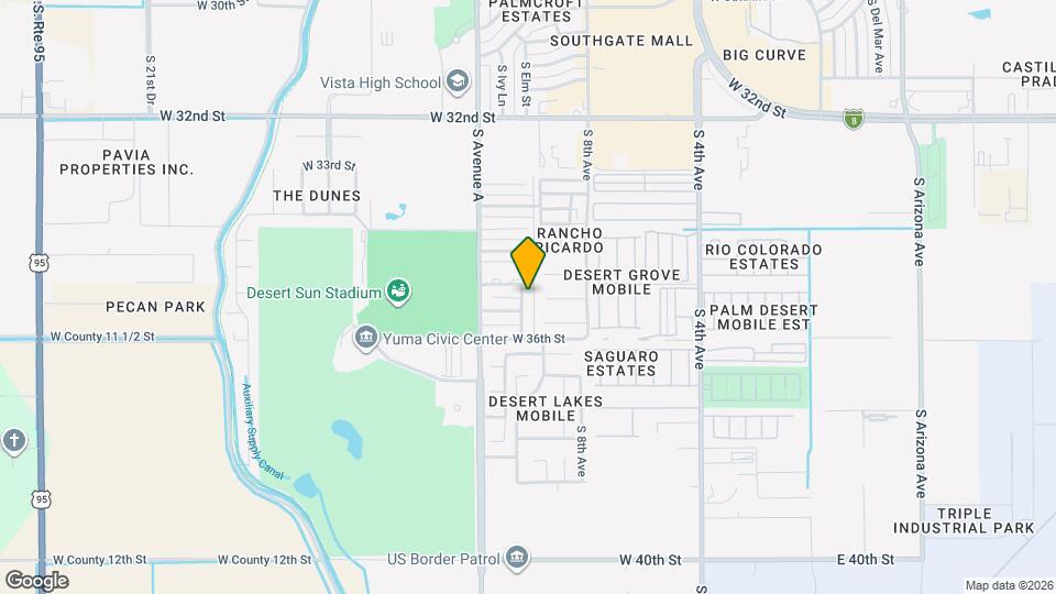 3533 S Cholla Dr Map and Location Details