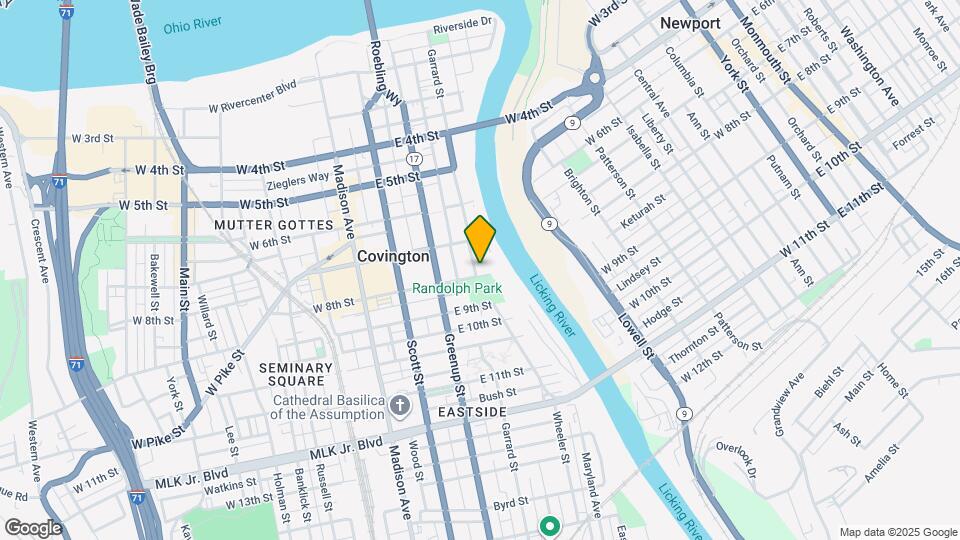 734 Garrard St Map and Location Details