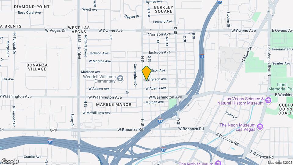 709 Jefferson Ave Mapa y Detalles de la Ubicación