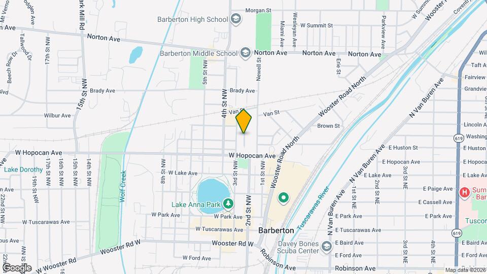 304 Wunderlich Ave Map and Location Details