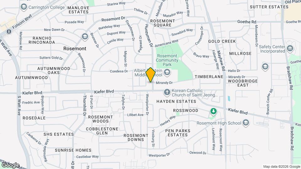 3733 Huntsman Dr Map and Location Details