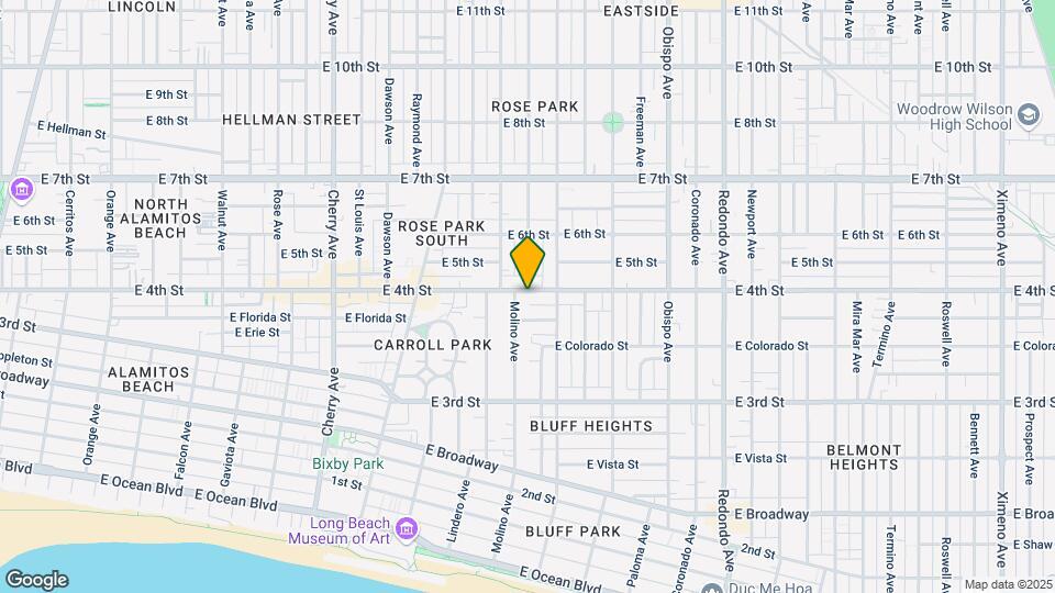 2644 E 4th St Map and Location Details