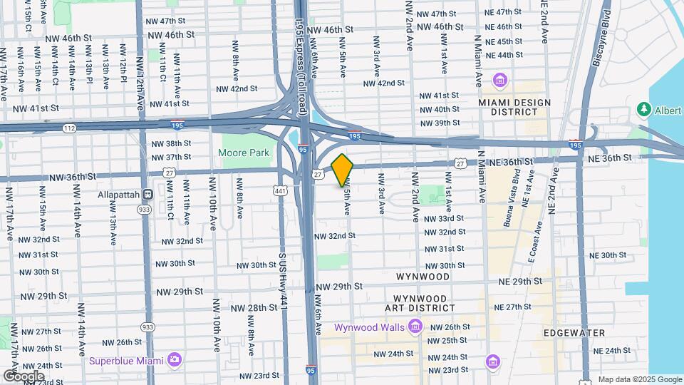 3422 NW 5th Ave Map and Location Details