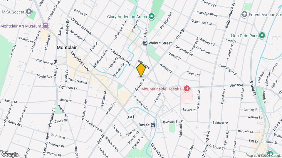 82 Grove St Mapa y Detalles de la Ubicación