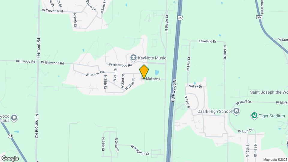 1828 N 21st St Map and Location Details