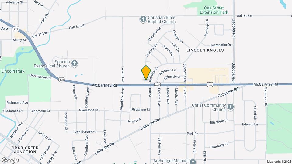 2132 McCartney Rd Map and Location Details