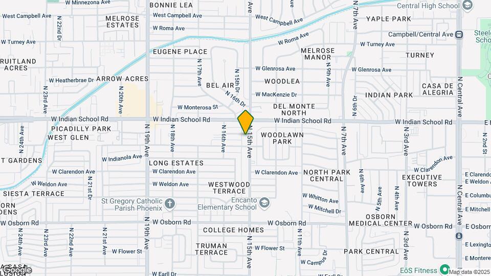 4012 N 15th Ave Map and Location Details