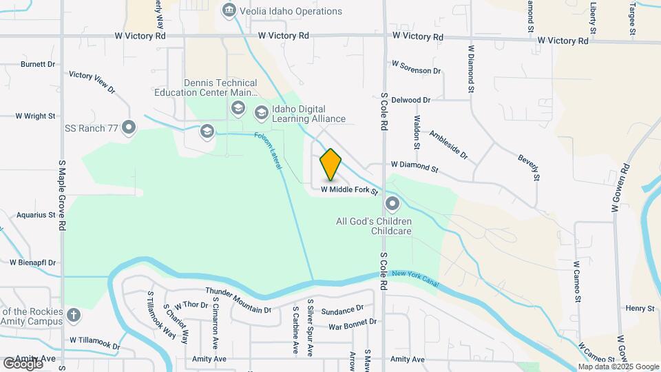 7668 W Middle Fork St Map and Location Details