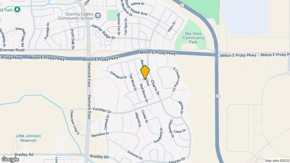 5218 Barnstormers Ave Map and Location Details