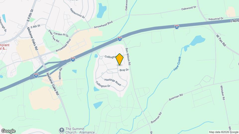 1002 Collington Dr Map and Location Details