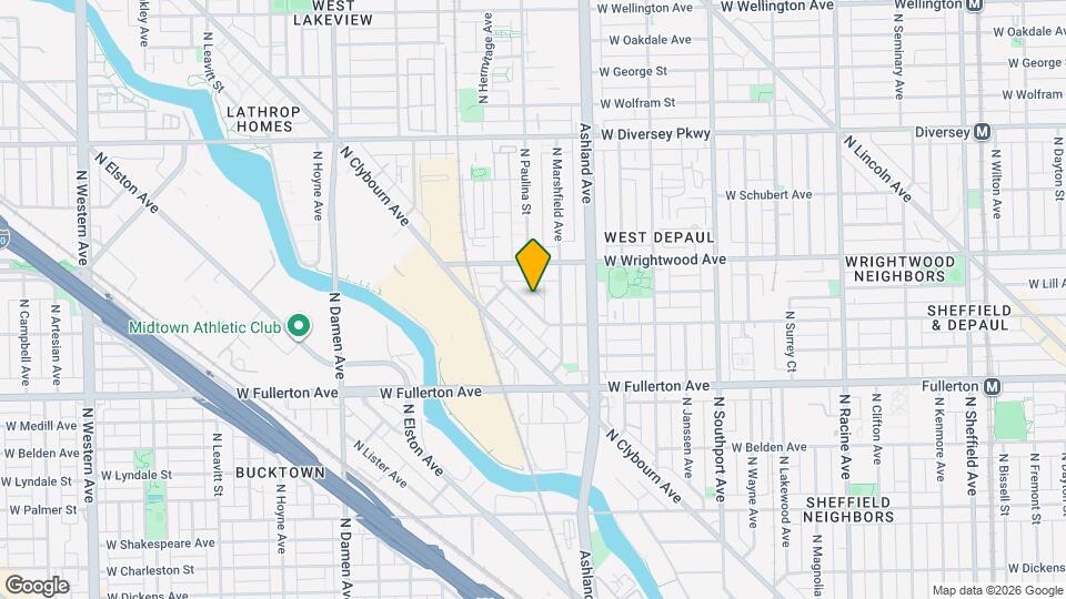 1730 W Altgeld St, Unit J00P Mapa y Detalles de la Ubicación