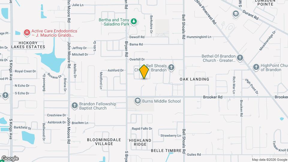 721 Regent Cir S Map and Location Details