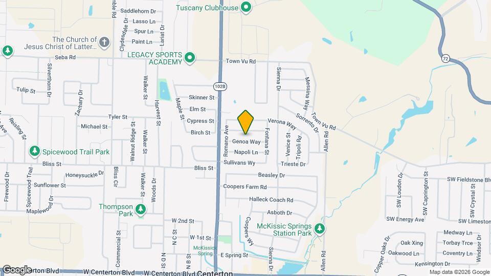 211 Genoa Way Map and Location Details