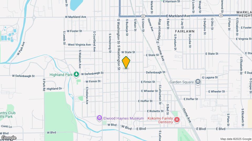 1435 S Buckeye St Map and Location Details